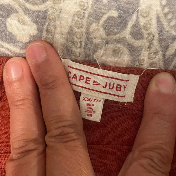 Cape Juby skirt rust orange fall color size xs - Picture 4 of 6